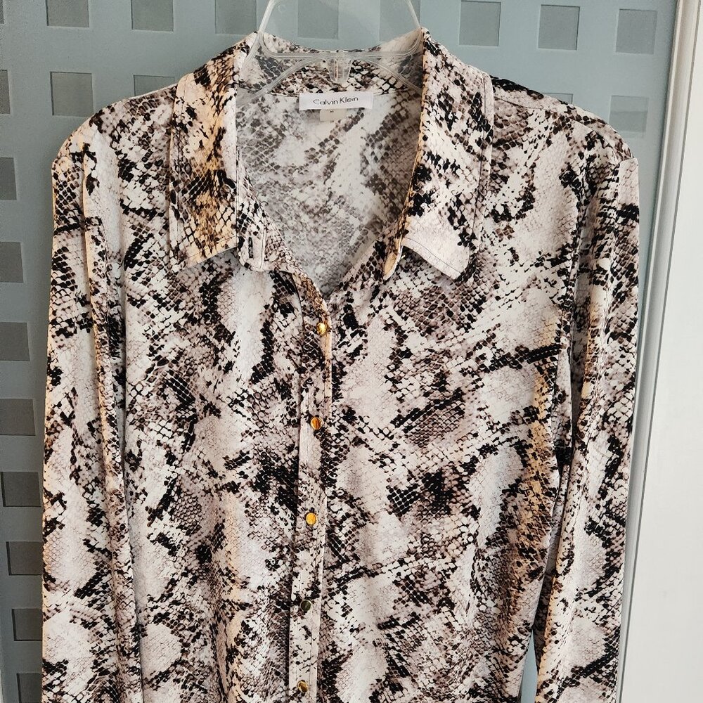 Calvin Klein Button Down Blouse (M)
